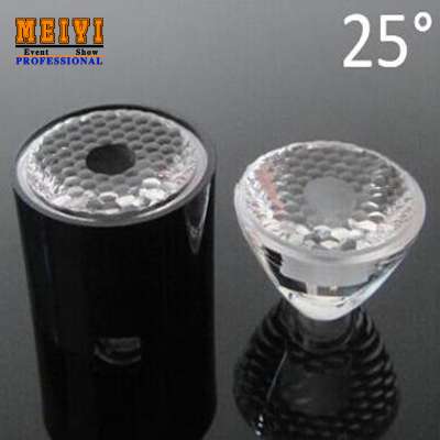 LED surface of the lens is 25 degrees bead surface + lens holder stage lights lens for 54*3W led par light