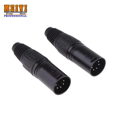 DMX-512 XLR 5Pin Male to XLR 5 Pin Female DMX Signal Lighting Cable Audio Connector for Stage Lighting