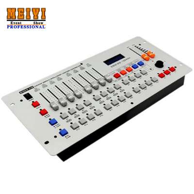 China cheap 16CH dmx console DMX 512  controller 8 Channel fader 240 controller for RGBW LED stage lights