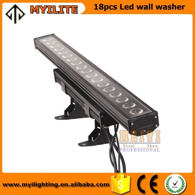 Outdoor party light led 18pcs 10W professional dmx ip65 led wall washer