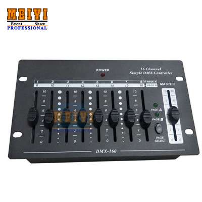 New mini portable battery 16CH DMX512 lighting simple controller for led stage lights