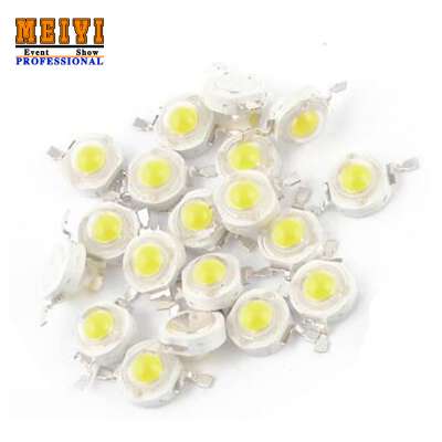 High Power 2 Pin 3W White LED chip white color LED Bead Emitters 6000K for led stage light